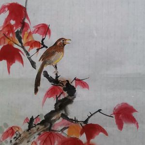 花鸟小品   秋韵