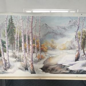 雪海白桦