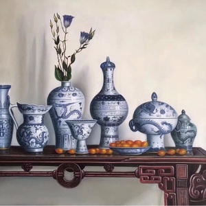 油画静物