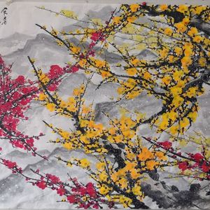 闫友会梅花作品