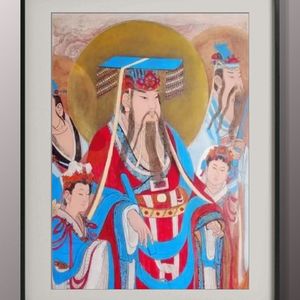 我绘永乐宫壁画-局部