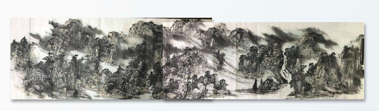 青山常绿，绿水长流，
