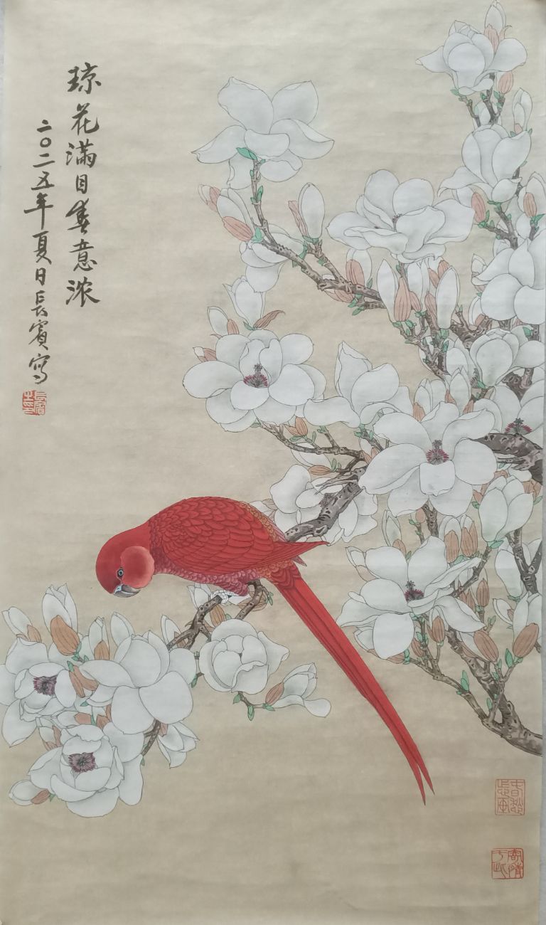琼花满目春意浓