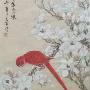 琼花满目春意浓