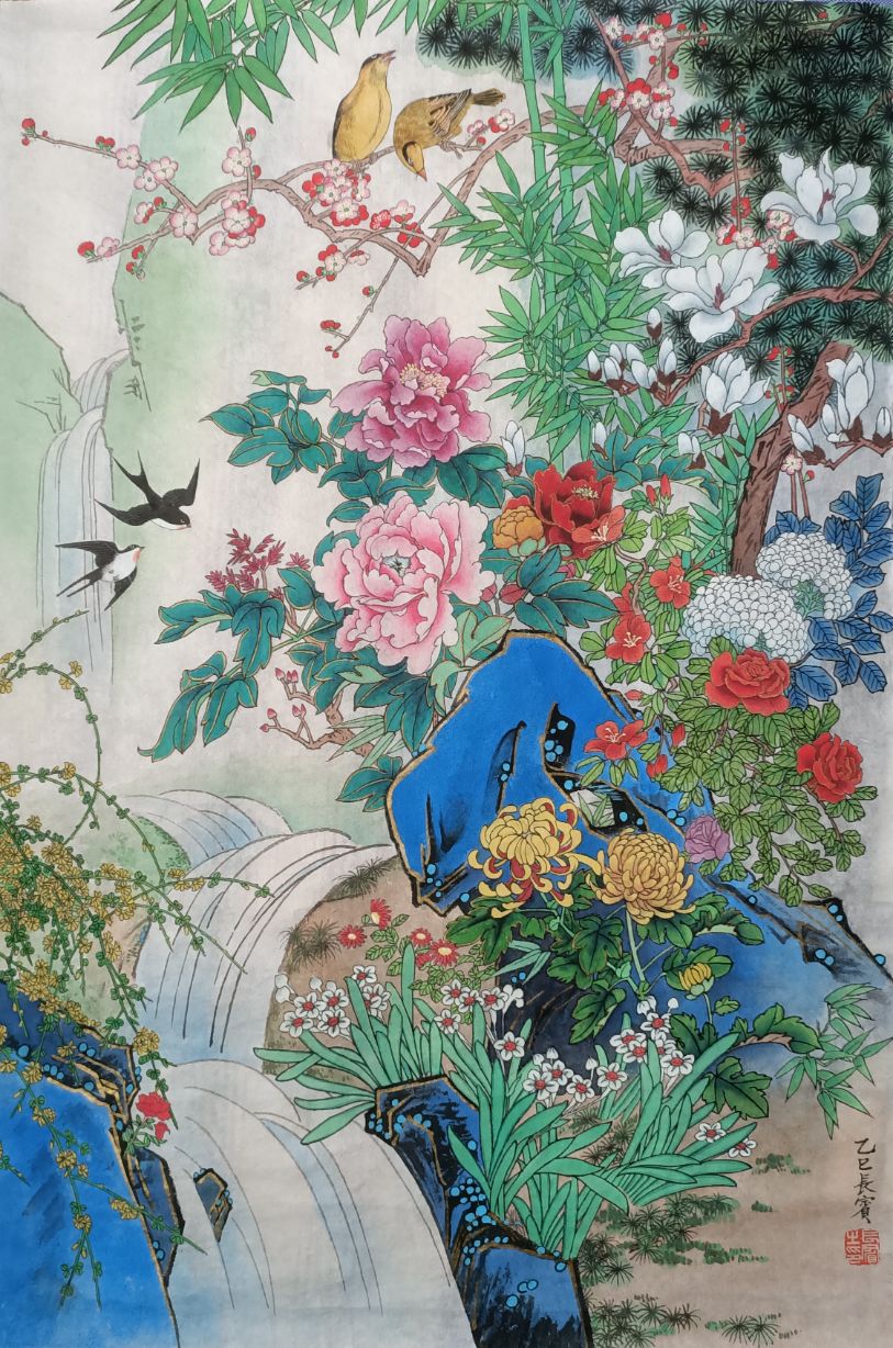 鸟语花香