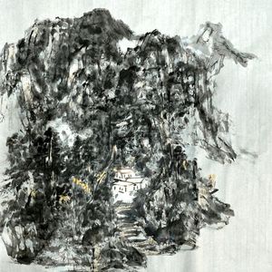 观山悦山水画作品分享